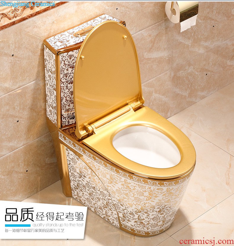 Household ceramic toilet pit from 305 400 against the stench, small family siphon toilet toilet implement