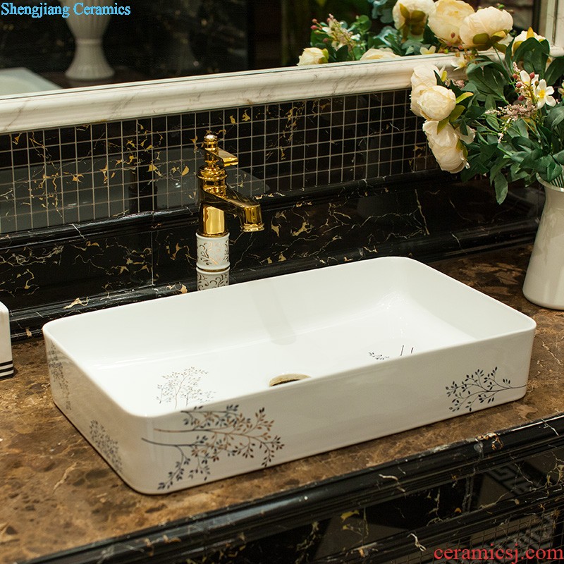 M beautiful Chinese ceramic column basin of the courtyard outside the sink basin as floor balcony column basin