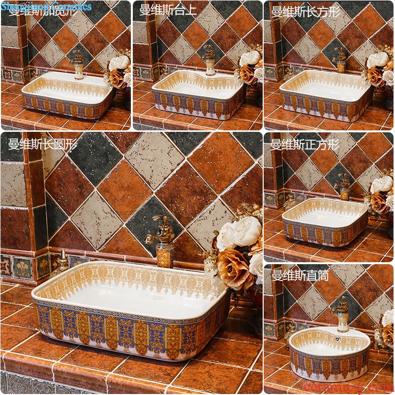 Lavabo ceramic column toilet bowl washing pool balcony sink lavatory toilet pillar landing