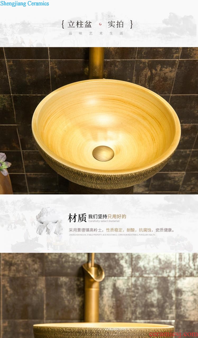 M beautiful balcony toilet ceramic basin split type on its wounds lavatory basin that wash a face to wash your hands in the autumn