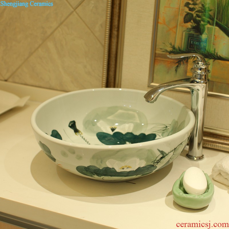 Lavabo ceramic column toilet bowl washing pool balcony sink lavatory toilet pillar landing