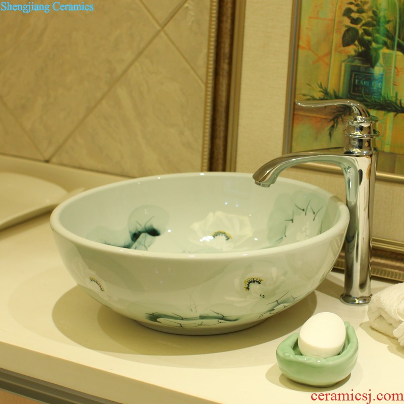 Lavabo ceramic column toilet bowl washing pool balcony sink lavatory toilet pillar landing