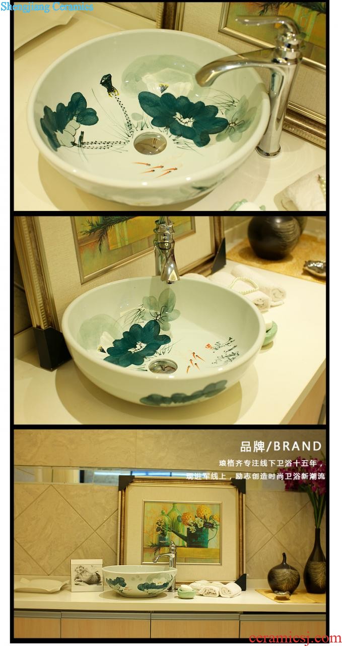 Lavabo ceramic column toilet bowl washing pool balcony sink lavatory toilet pillar landing