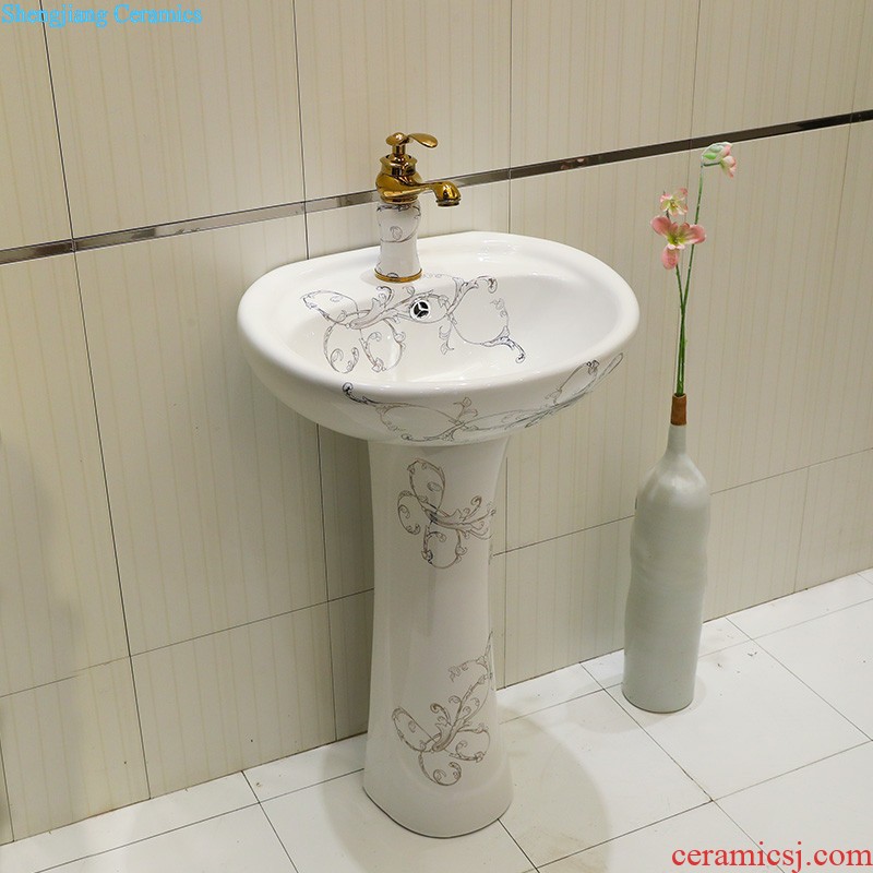 Ceramic balcony pool to wash the mop pool mop basin slot mop pool toilet small household floor mop pool