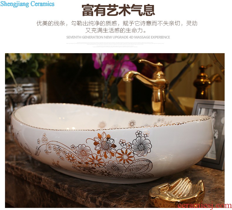 Koh larn, qi ceramic art basin mop mop pool ChiFangYuan one-piece mop pool size 35 cm style