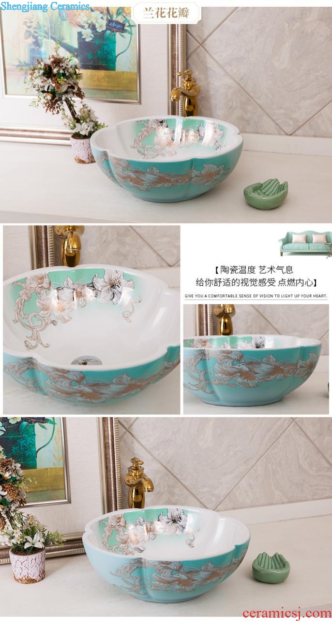 M beauty increase stage basin ceramic toilet lavabo that defend bath lavatory basin art wing texture