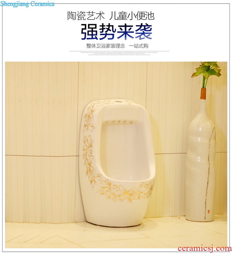 Post, qi sanitary ware jingdezhen ceramic urinal wall urinal kindergarten children male urinals sun tree