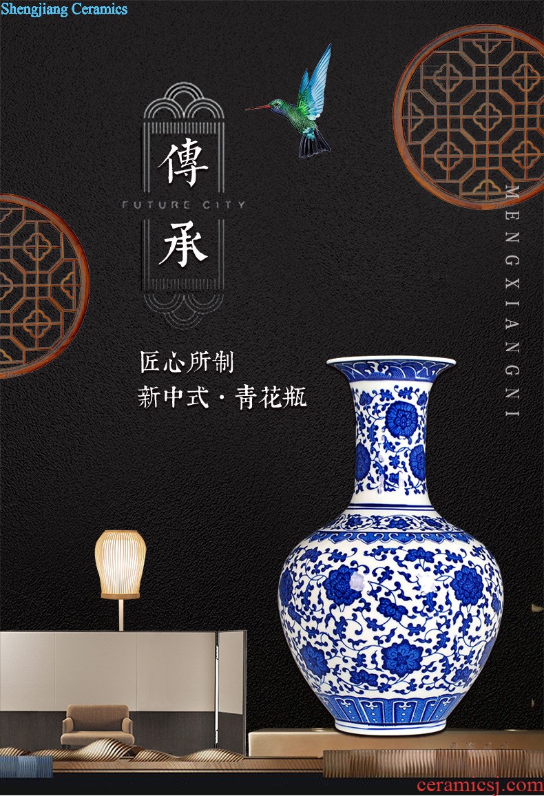 Creative jingdezhen ceramics vase furnishing articles hand-painted thin foetus ikea household act the role ofing is tasted sitting room adornment ark furnishing articles