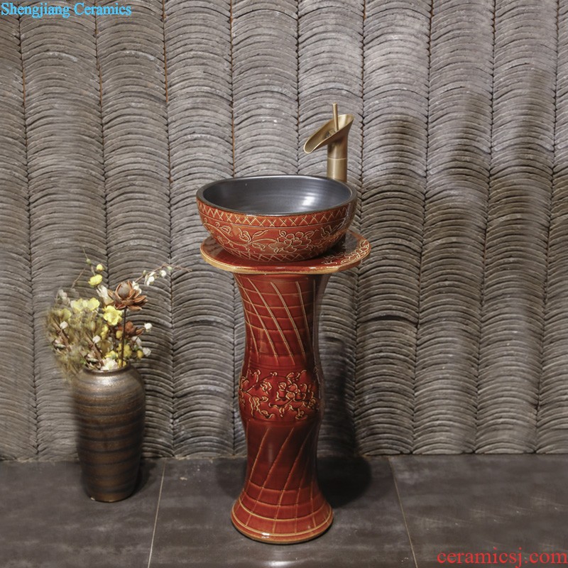 Small basin of wash one vertical integrated basin ceramic column type washs a face basin bathroom column column vertical floor type