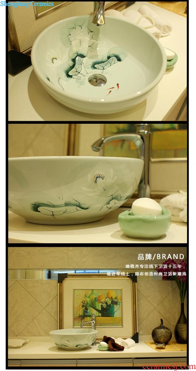 Lavabo ceramic column toilet bowl washing pool balcony sink lavatory toilet pillar landing