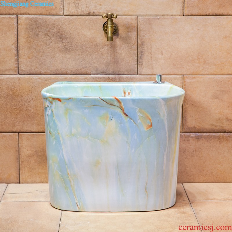 Koh larn, qi stage basin square square the lavabo Mosaic bathroom art basin basin ceramic lavatory basin