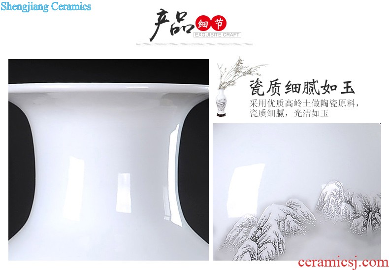 Jingdezhen ceramic vases, furnishing articles Home sitting room adornment flower arranging wine ark adornment handicraft furnishing articles room