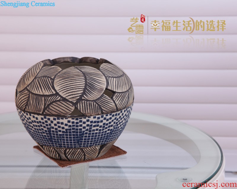 Contemporary and contracted sitting room creative flower arranging furnishing articles home decoration ceramic hydroponic dried flower vase floral arrangements