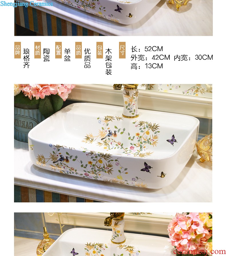 Post, neat hand-drawn pillar basin ceramic art basin sink basin that wash a face Antique carved