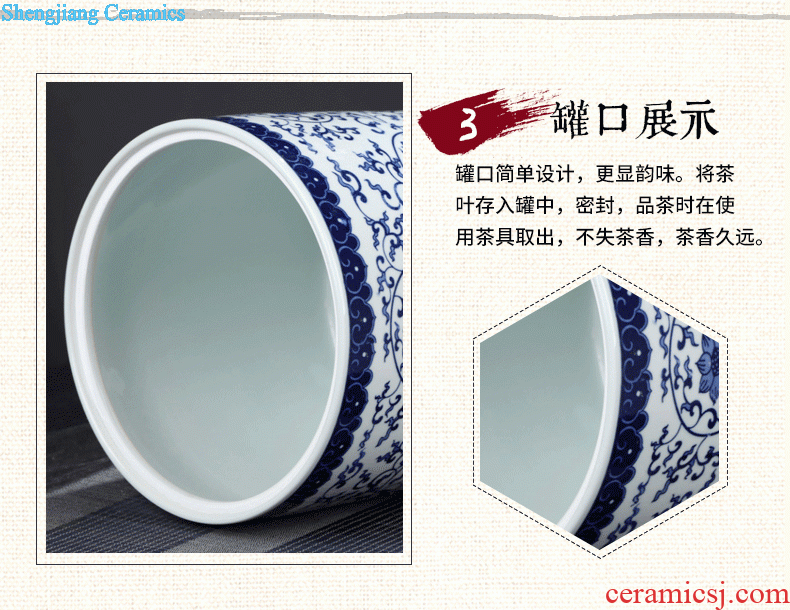 Ceramic brush pot furnishing articles large hair brush pot creative fashion stationery pen container desktop study furnishing articles