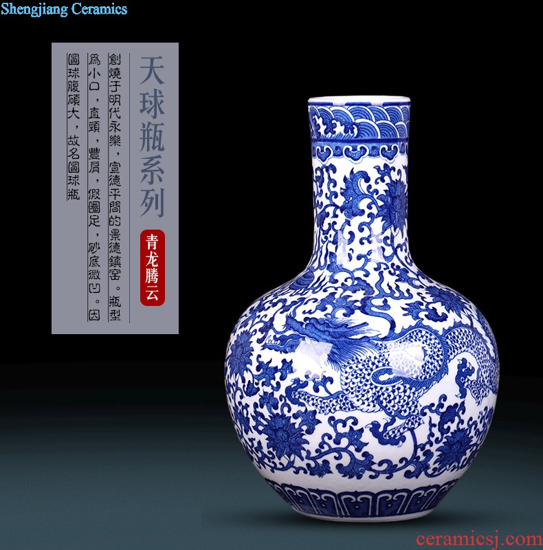 Creative jingdezhen ceramics vase furnishing articles hand-painted thin foetus ikea household act the role ofing is tasted sitting room adornment ark furnishing articles