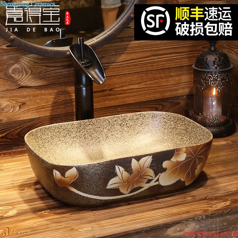 Jia depot Chinese small lavabo Restoring ancient ways round the stage basin basin sinks sanitary ceramic art basin