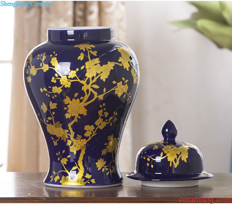 Vase furnishing articles sitting room white biscuit firing ceramics jingdezhen contemporary and contracted fashion home decoration soft adornment