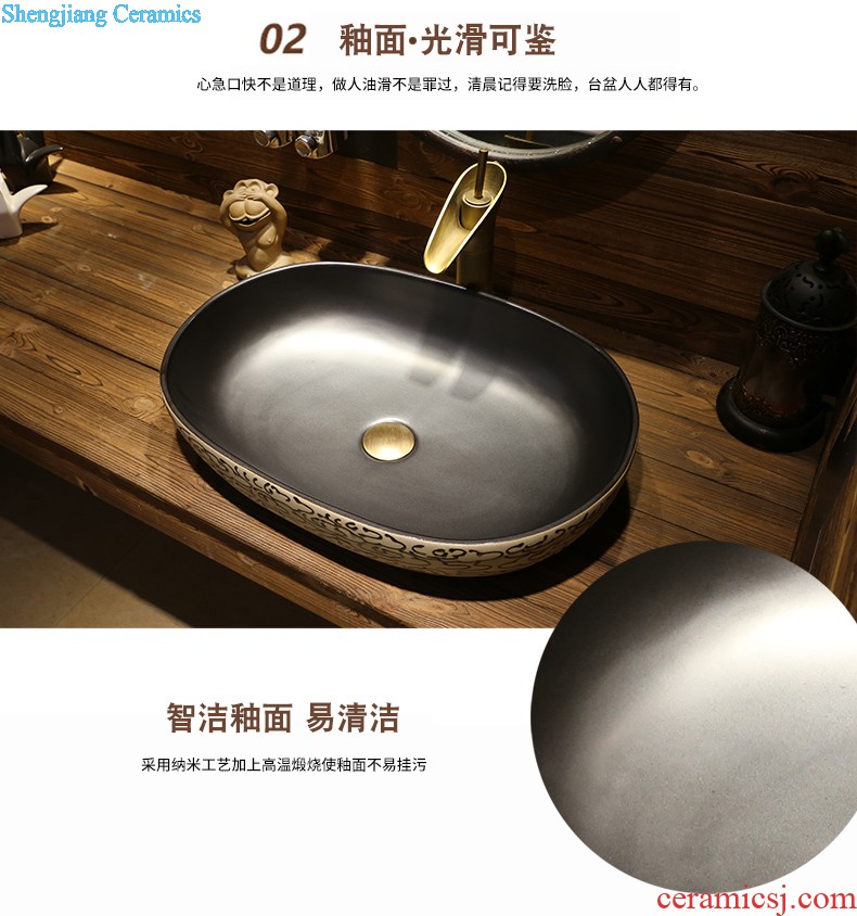 Jia depot Northern Europe on the ceramic POTS Lavabo square contracted lavatory basin bathroom European art