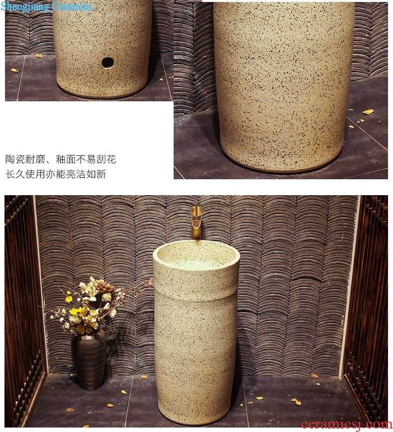 Vertical column column type lavatory body ceramic lavabo toilet basin basin, wash gargle console