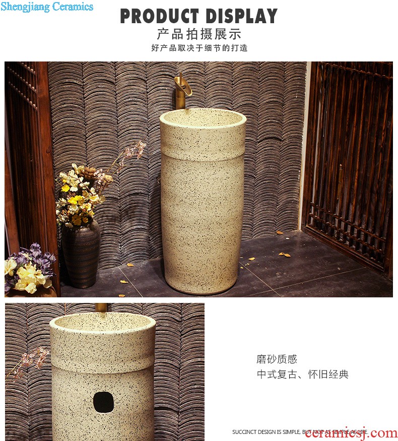 Vertical column column type lavatory body ceramic lavabo toilet basin basin, wash gargle console