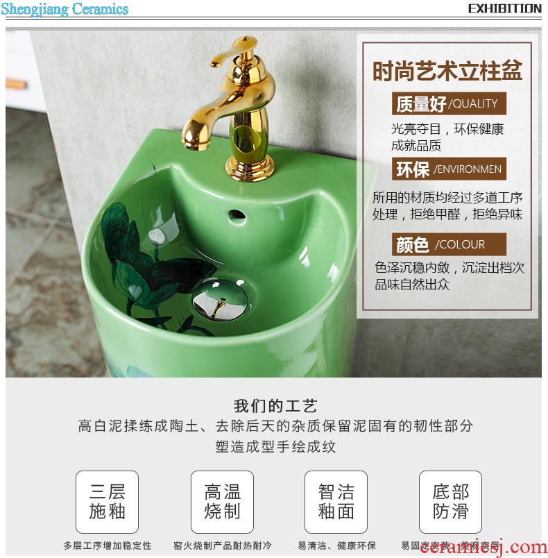 Mop pool ceramic mop pool small balcony mop pool of home use mop pool toilet basin to wash the mop