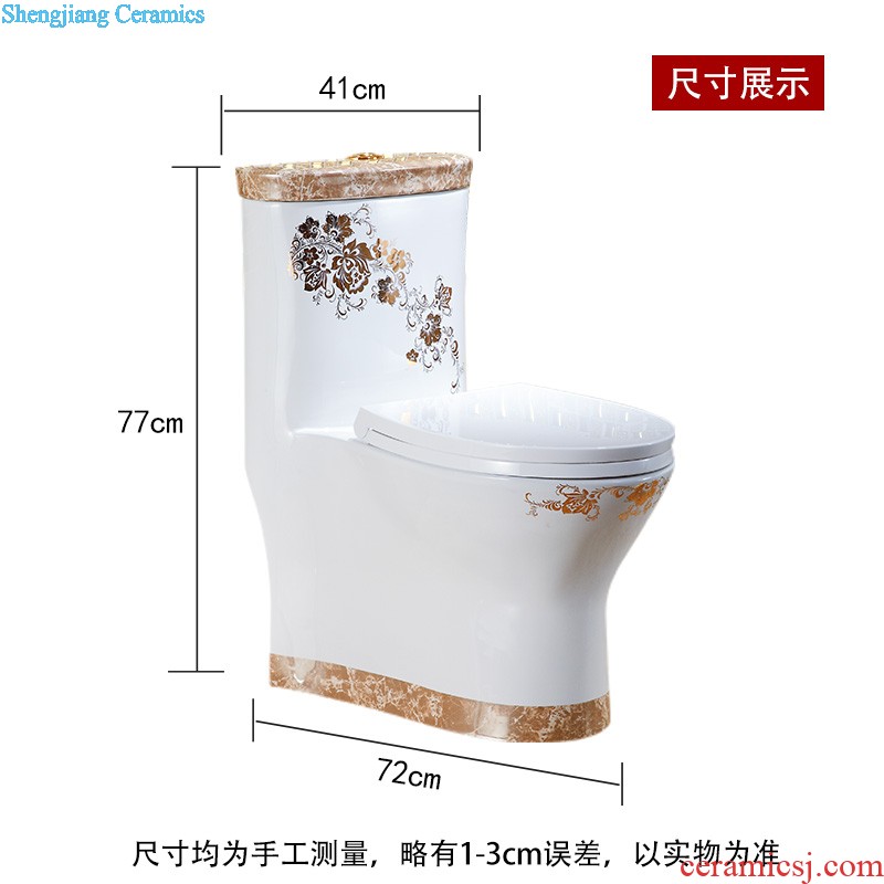 Post, neat square table miniascape, ceramic lavabo that defend bath lavatory basin art basin Golden feather room