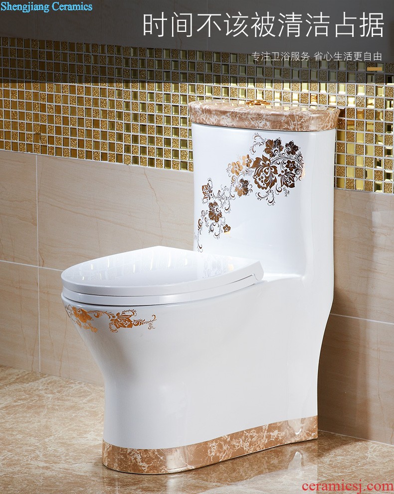 Post, neat square table miniascape, ceramic lavabo that defend bath lavatory basin art basin Golden feather room