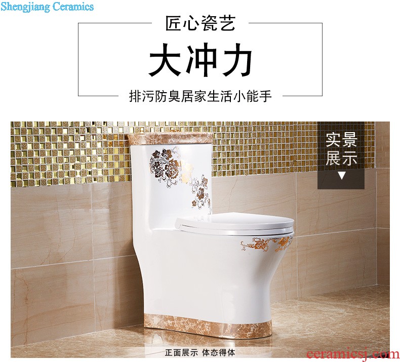 Post, neat square table miniascape, ceramic lavabo that defend bath lavatory basin art basin Golden feather room