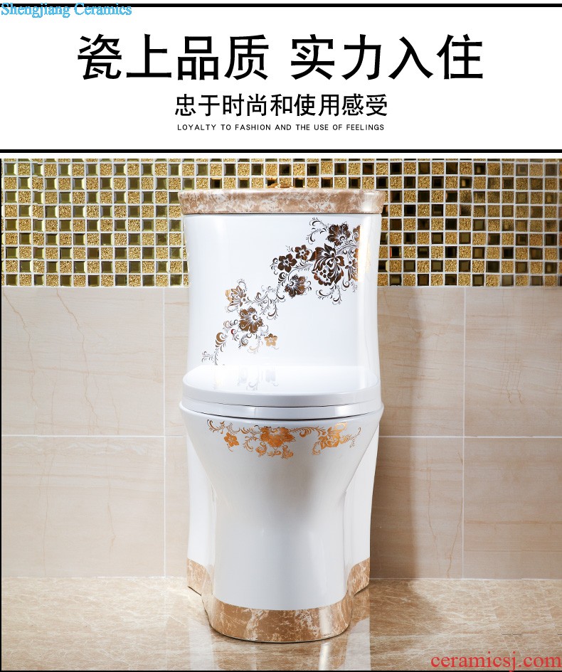 Post, neat square table miniascape, ceramic lavabo that defend bath lavatory basin art basin Golden feather room