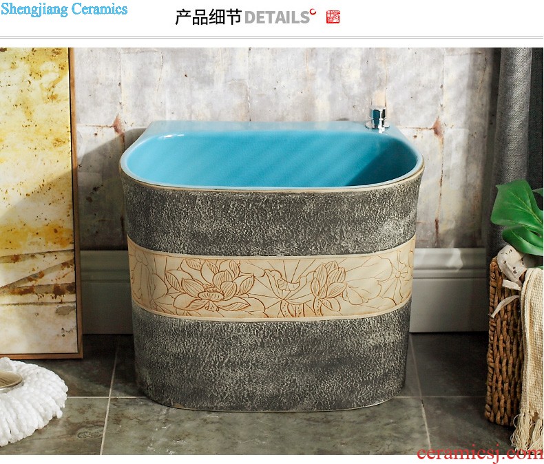 M beauty increase stage basin ceramic toilet lavabo that defend bath lavatory basin elliptic double glazed