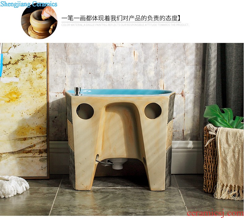 M beauty increase stage basin ceramic toilet lavabo that defend bath lavatory basin elliptic double glazed