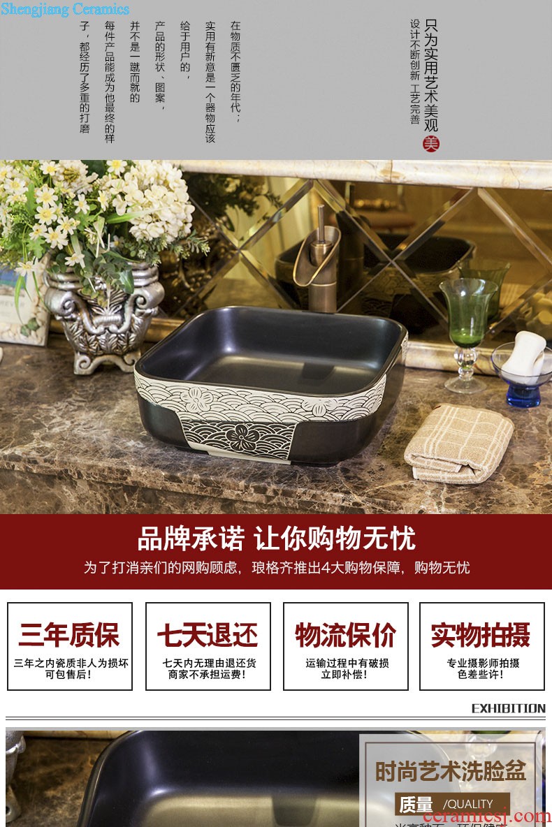 M beautiful ceramic art basin on its oval sink european-style bathroom sinks marble basin