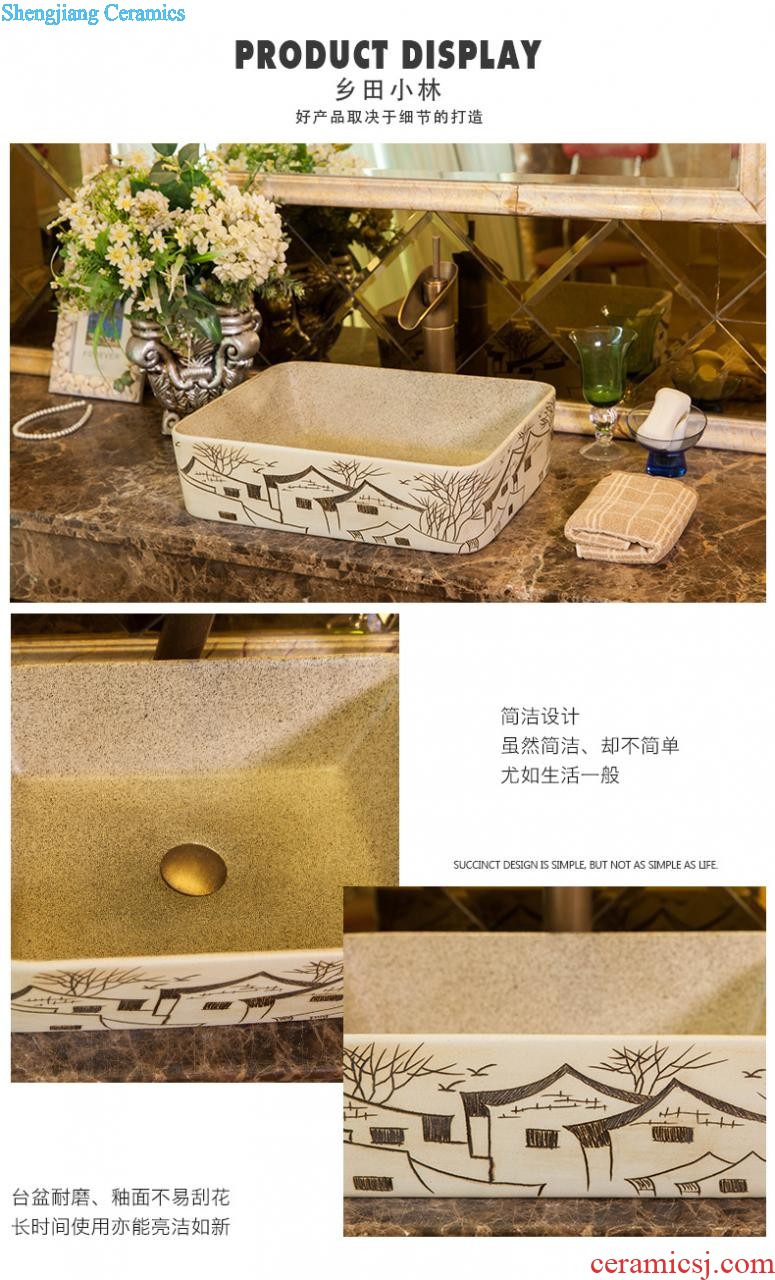 M beautiful antique art restoring ancient ways the sink on the ceramic bowl oval creative personality toilet washs a face