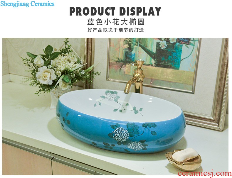 M beautiful stage basin sink lavatory ceramic european-style bathroom art basin of the basin that wash a face wash gargle