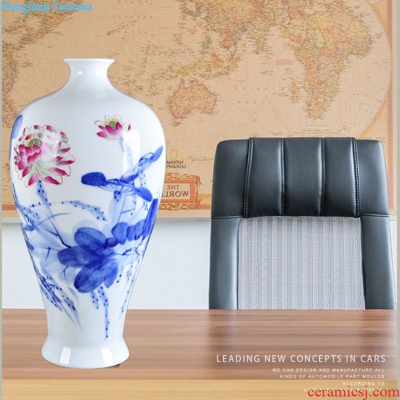 Contemporary and contracted craft vase furnishing articles large ground of jingdezhen ceramics vase decoration handicraft sitting room