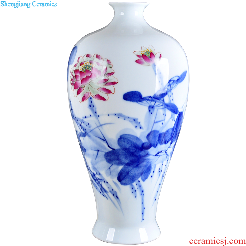 Contemporary and contracted craft vase furnishing articles large ground of jingdezhen ceramics vase decoration handicraft sitting room