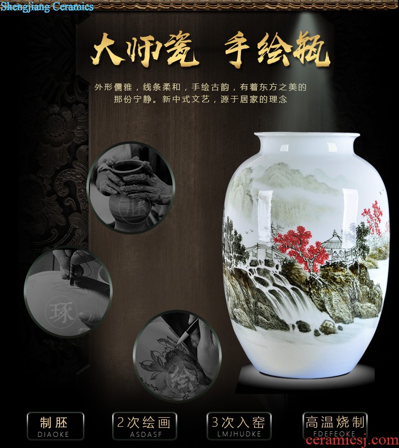 Jingdezhen ceramic tea pot Loose tea with tea, green tea pu-erh tea maojian tea coarse pottery 10 jins seal pot tea pot