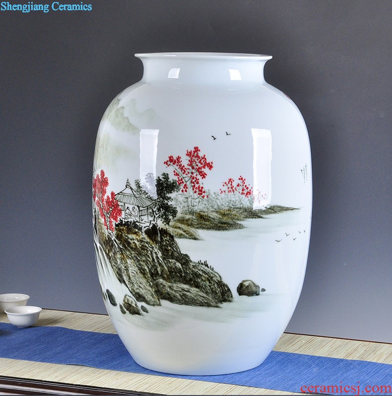 Jingdezhen ceramic tea pot Loose tea with tea, green tea pu-erh tea maojian tea coarse pottery 10 jins seal pot tea pot