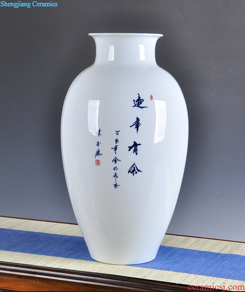 Manual imitation kiln vase restoring ancient ways furnishing articles jingdezhen ceramic crafts flower arranging rich ancient frame the decoration wine ark sitting room