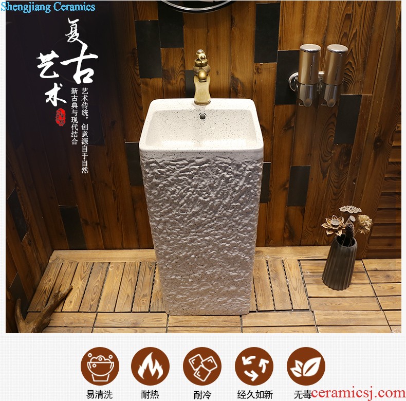 Jia depot antique art the sink on the ceramic basin oval creative personality bathroom sinks restoring ancient ways