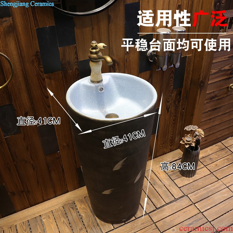 Jia depot basin ceramic balcony one pillar lavabo square toilet lavatory floor sink