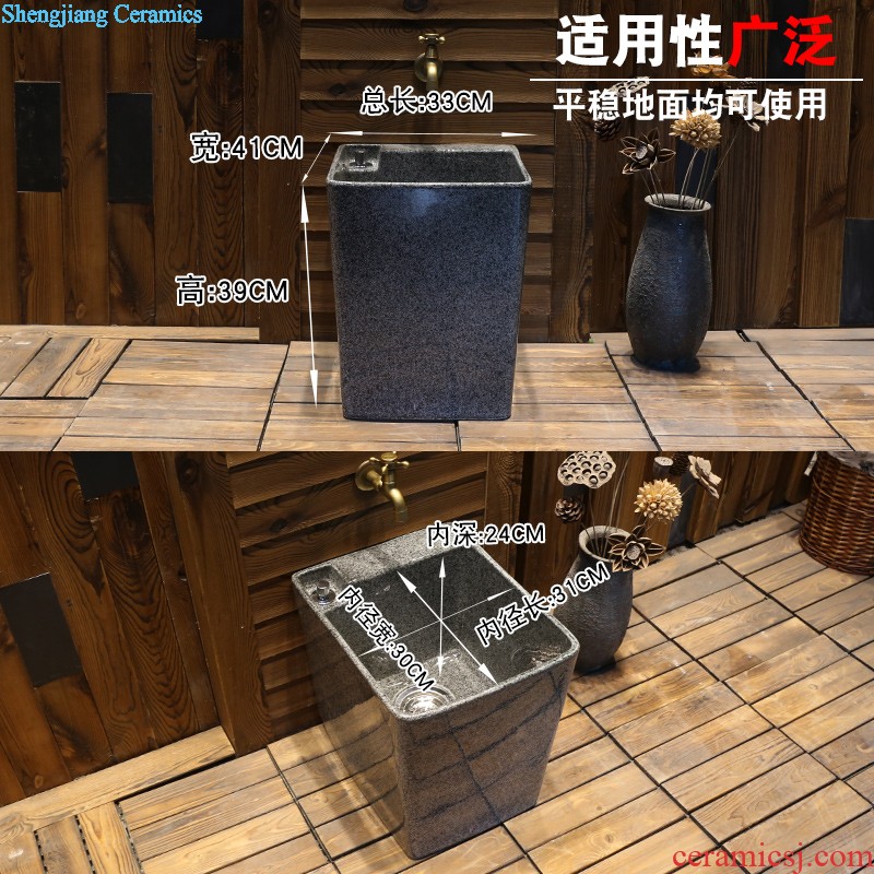 Jia depot ceramic art stage basin of Chinese style originality the sink basin bathroom sinks restoring ancient ways