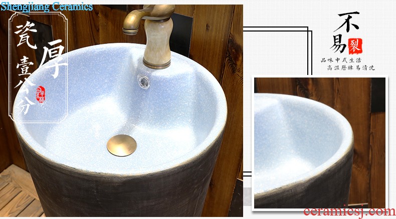 Jia depot basin ceramic balcony one pillar lavabo square toilet lavatory floor sink