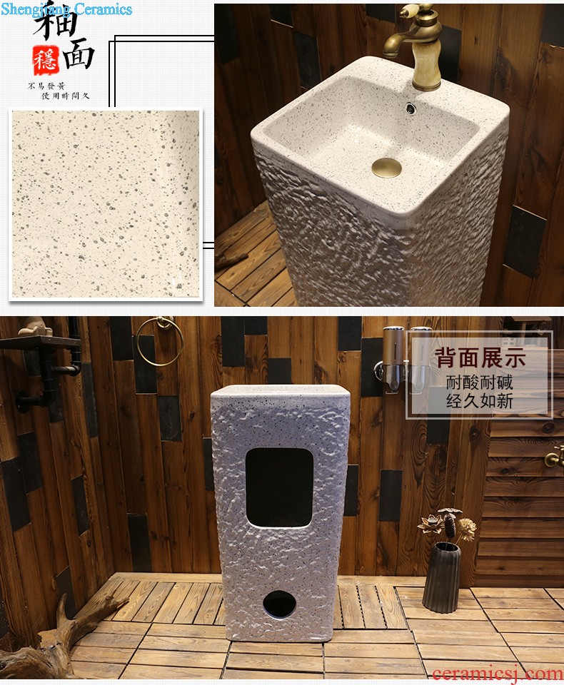 Jia depot antique art the sink on the ceramic basin oval creative personality bathroom sinks restoring ancient ways