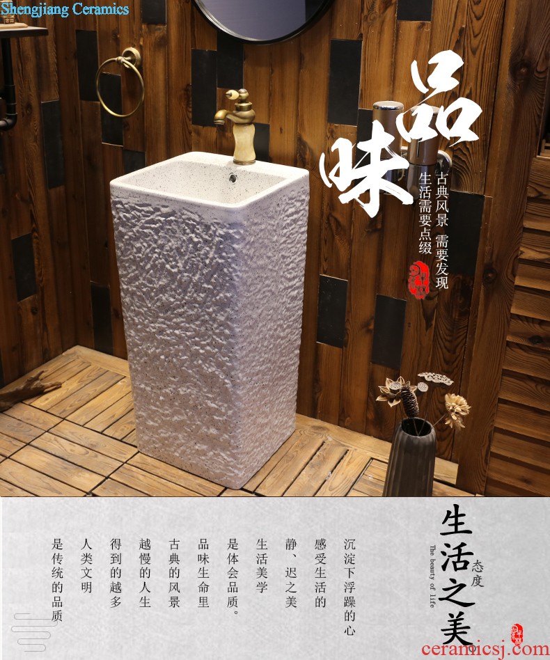 Jia depot antique art the sink on the ceramic basin oval creative personality bathroom sinks restoring ancient ways