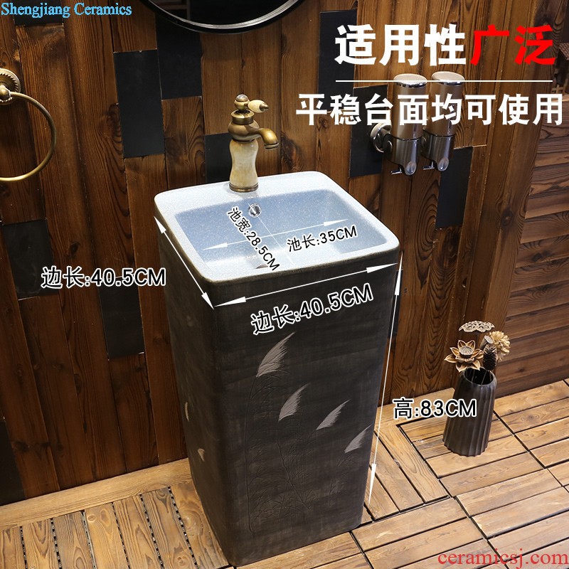 Jia depot mop pool bathroom ceramic mop pool balcony drag palmer pool courtyard floor mop basin home wash mop pool