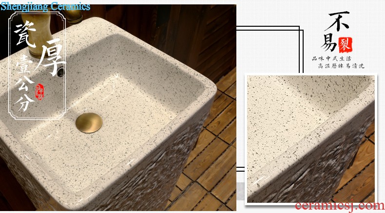 Jia depot antique art the sink on the ceramic basin oval creative personality bathroom sinks restoring ancient ways