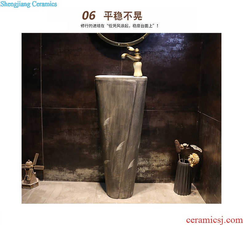 Jia depot on the ceramic basin to the oval wash gargle lavabo lavatory basin bathroom art home