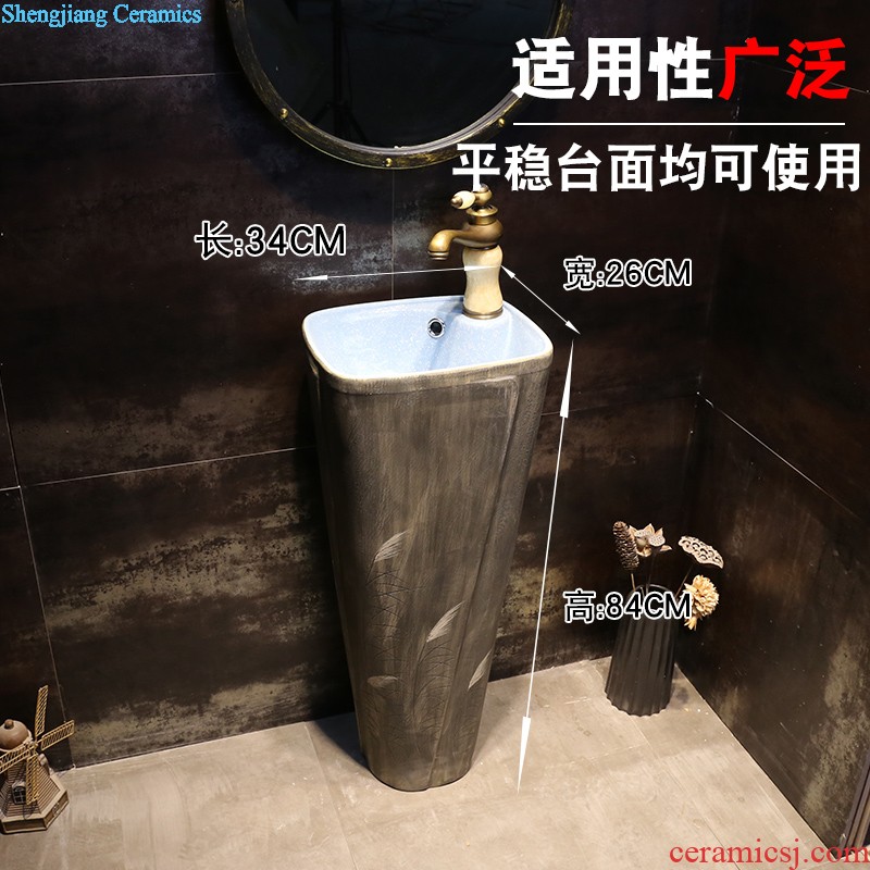 Jia depot on the ceramic basin to the oval wash gargle lavabo lavatory basin bathroom art home